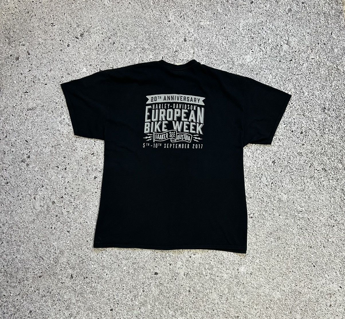 Band Tees × Harley Davidson × Vintage Vintage Harley Davidson European Bike Week 2017 T-Shirt Size US XXL / EU 58 / 5 - 6 Thumbnail