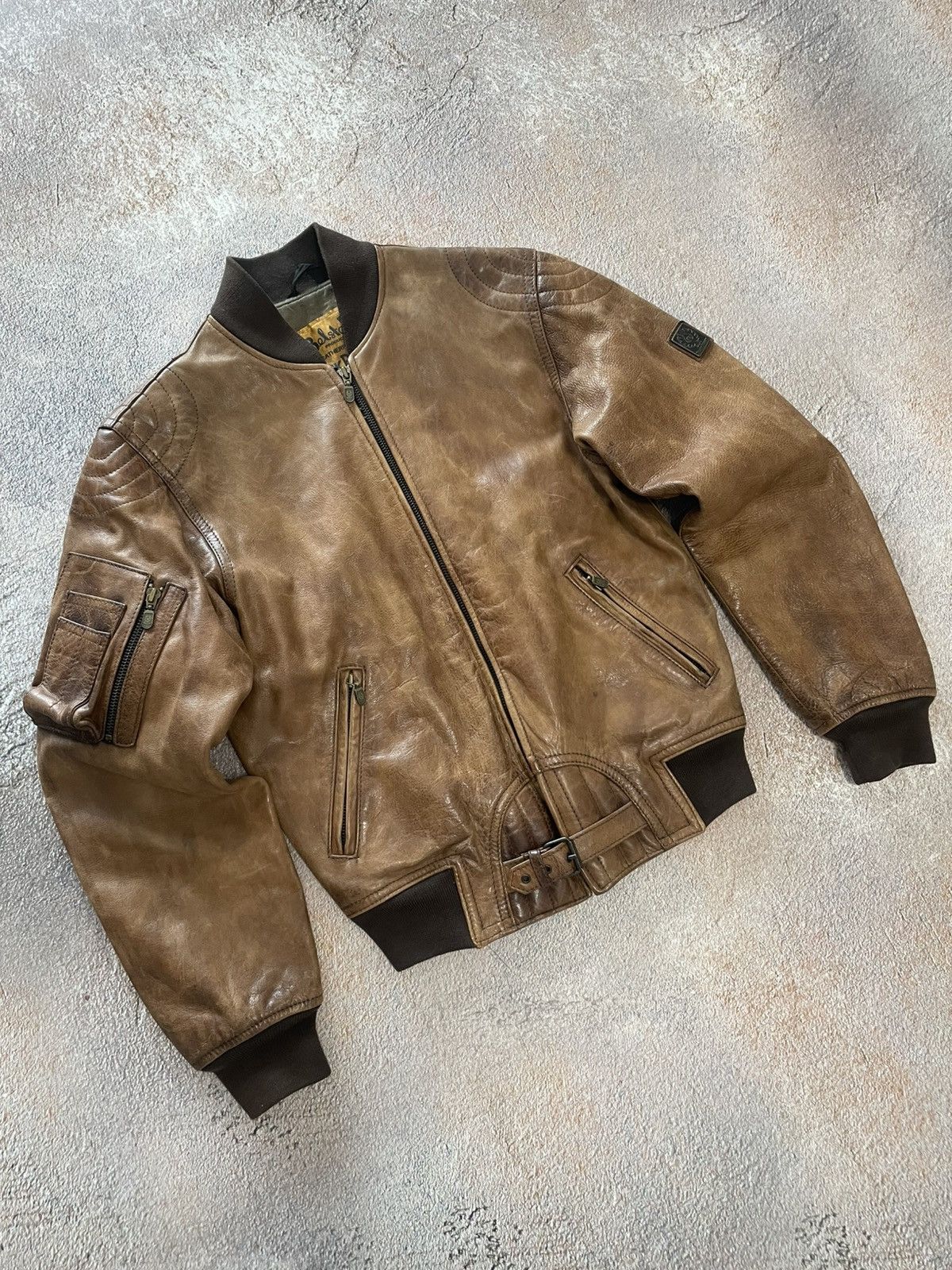 Belstaff Belstaff Black Prince Leather Biker Bomber Jacket Size M / US 6-8 / IT 42-44 - 1 Thumbnail