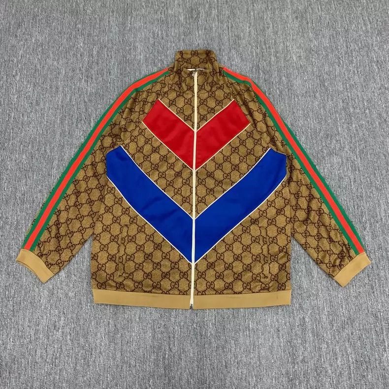 Gucci Gucci Brown old flower full-printed jacket 2505-Nextarrow Size US L / EU 52-54 / 3 - 1 Thumbnail