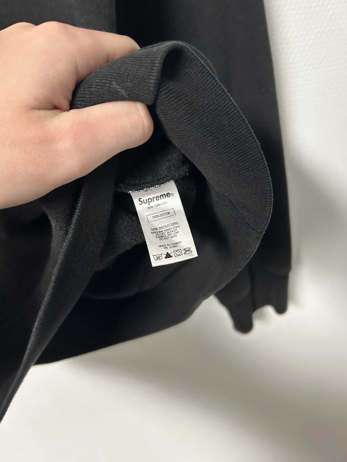 Supreme Supreme - FW19 Breed Crewneck Schwarz weiss🖤🤍 Size US L / EU 52-54 / 3 - 5 Thumbnail