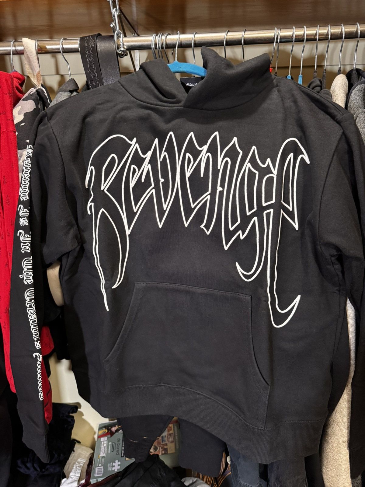 Revenge Revenge Outline “Kill” Hoodie Size US M / EU 48-50 / 2 - 1 Thumbnail