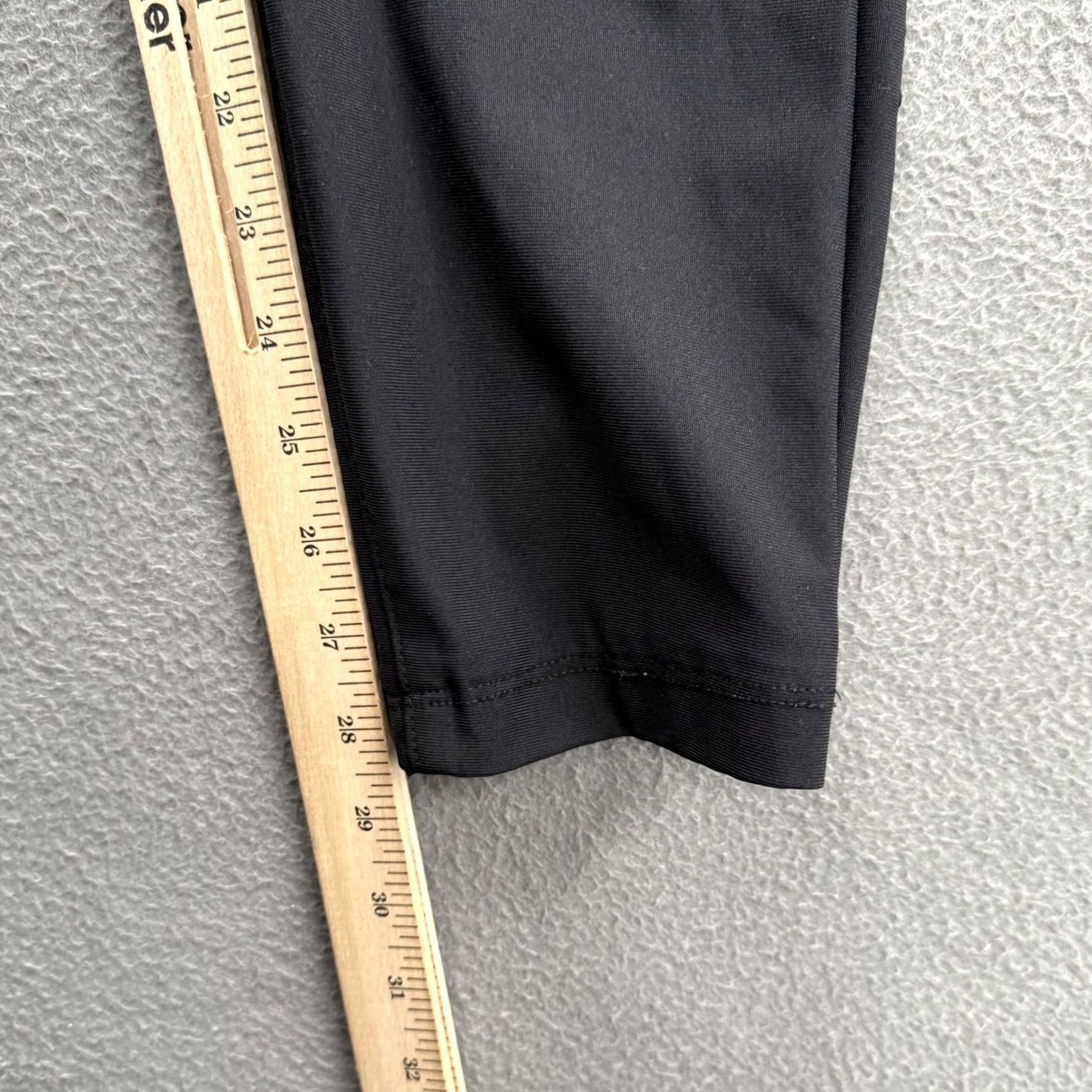 Cuts Cuts Jogger Pants Mens Large L 32x28 Black Slim Fit Cuffed Pockets zipper Elastic Waist Business Casual Size US 33 - 5 Thumbnail