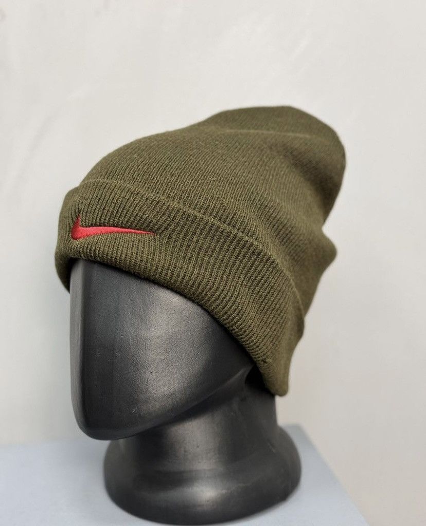 Japanese Brand Vintage Rare Nike Knitted Reversible Scarf/Hat Y2K Size ONE SIZE - 1 Thumbnail