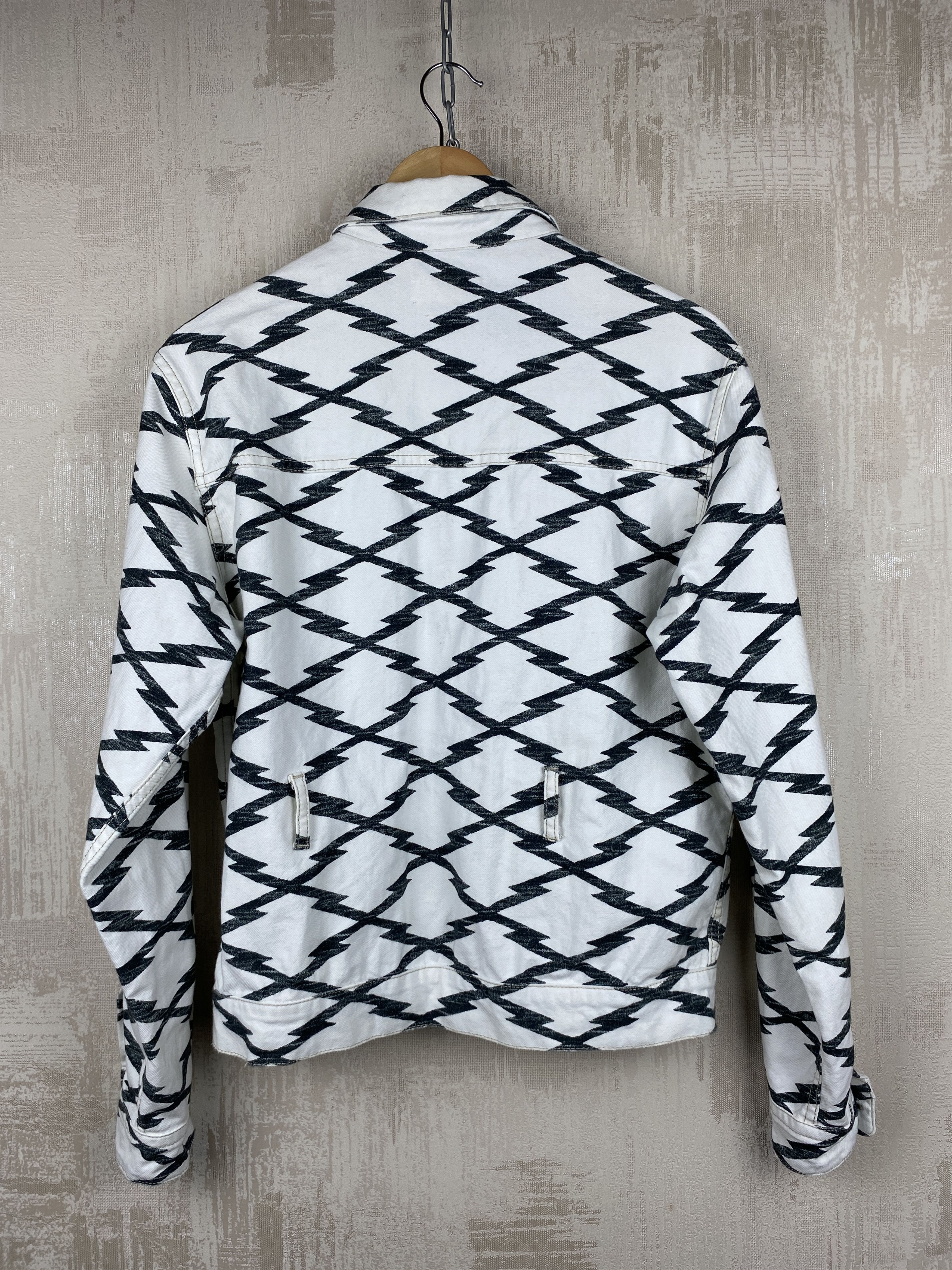 Isabel Marant Etoile Isabel Marant Etoile Cotton Grid Print Denim Jacket Size M / US 6-8 / IT 42-44 - 8 Thumbnail