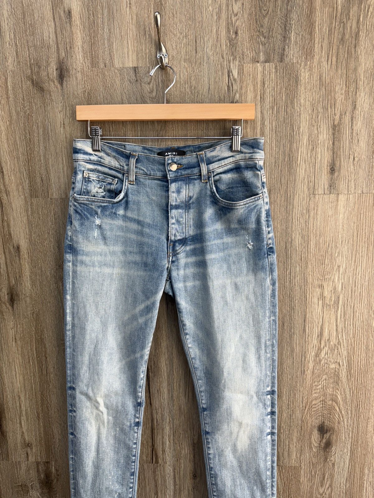 Amiri Amiri Plain Denim Jeans Size US 31 - 2 Thumbnail