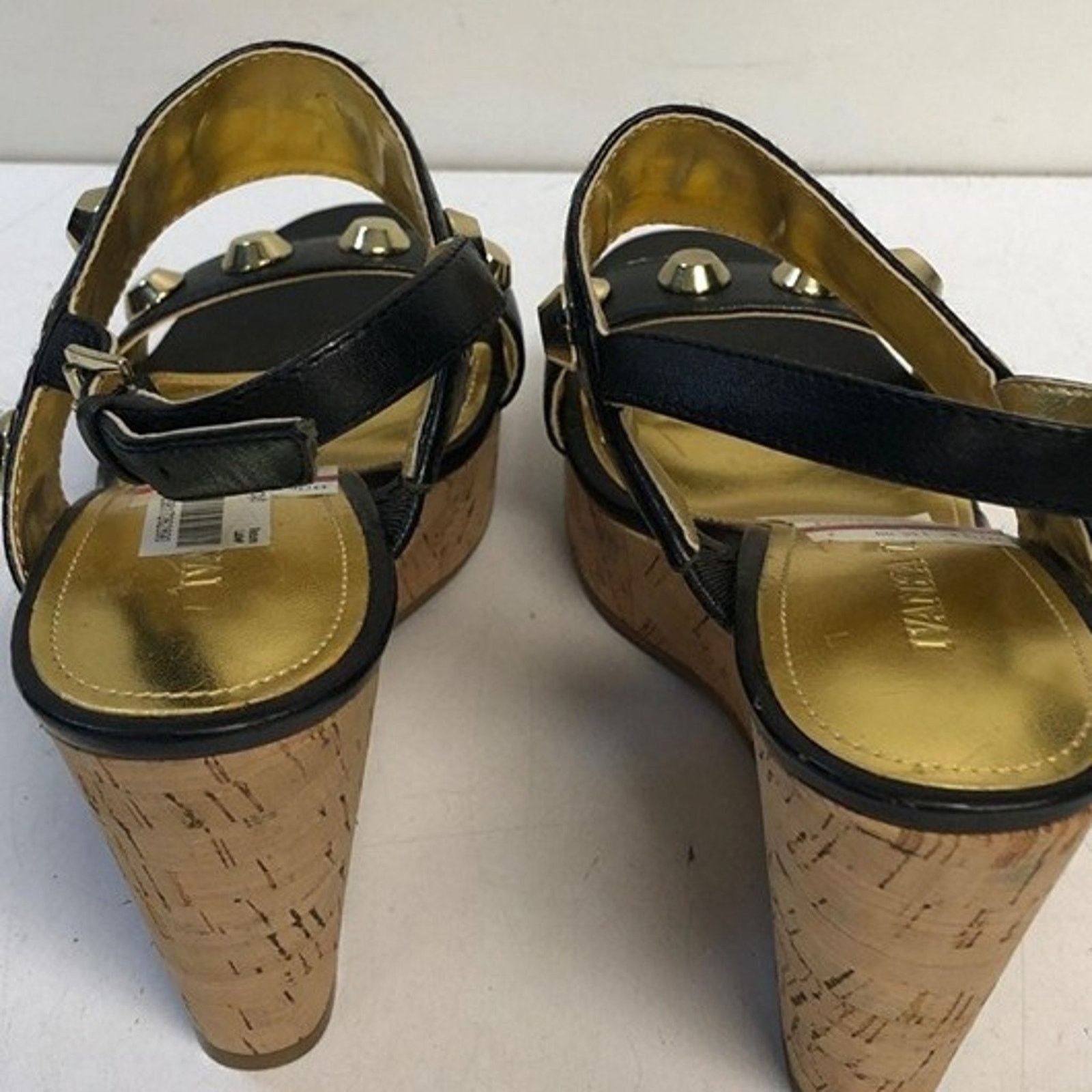 & Other Stories Ivanka Trump Black Studed Gitty 1 1/2" Platform Sandals NWT Size US 5 / IT 35 - 2 Thumbnail