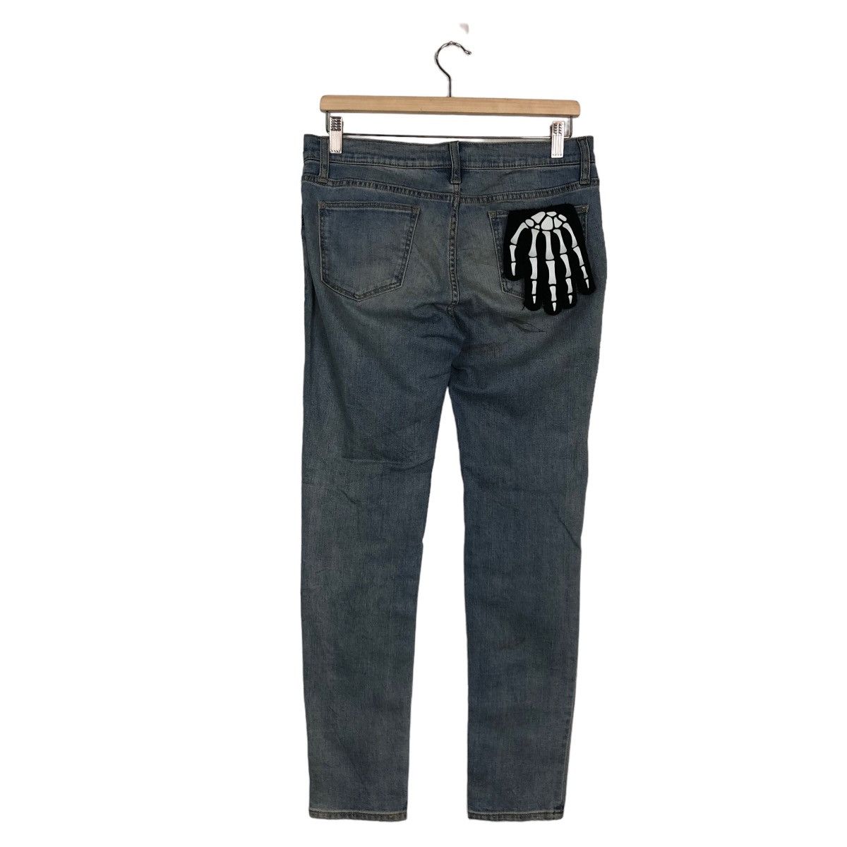 Japanese Brand 🔥SKINNY CUT DISTRESSED DENIM JEANS NICO AND JEANS JAPAN Size US 30 / EU 46 - 6 Thumbnail