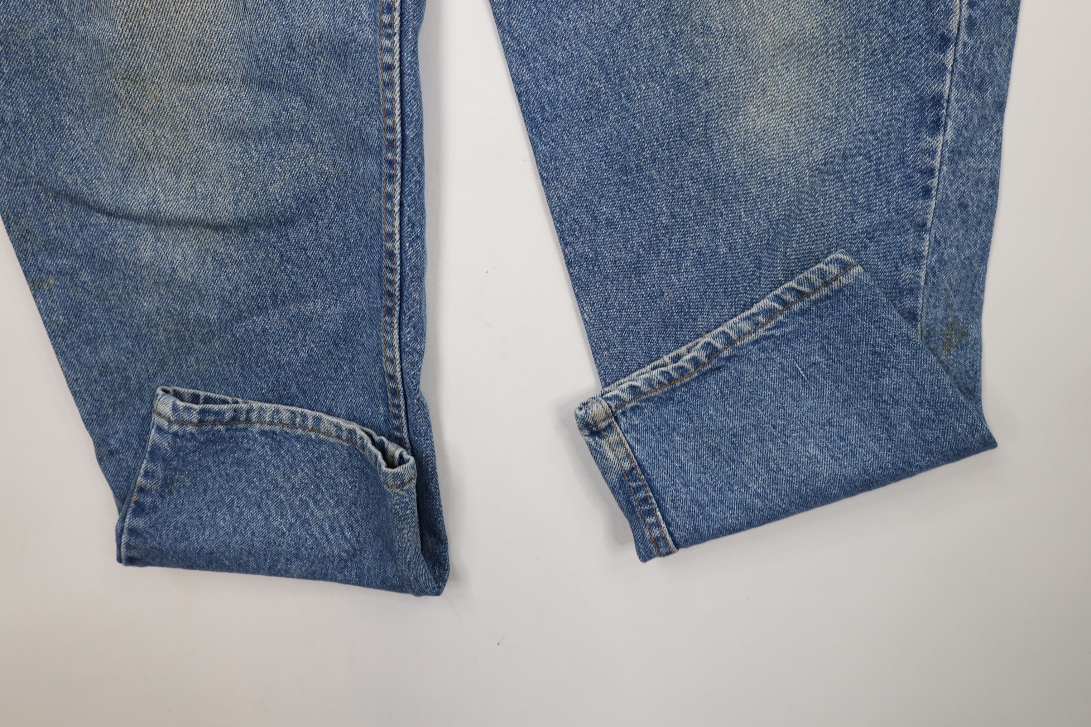Levi's × Vintage Vintage 90s Levis 550 Relaxed Tapered Leg Jeans Blue USA Size US 36 / EU 52 - 6 Thumbnail