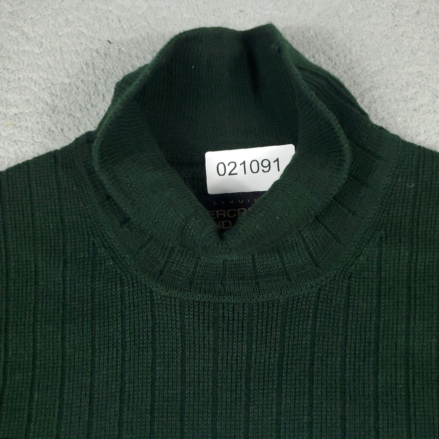 Abercrombie & Fitch VINTAGE Abercrombie & Fitch Crew Neck Pullover Sweater Mens XL Green Cotton Blend Size US XL / EU 56 / 4 - 3 Thumbnail