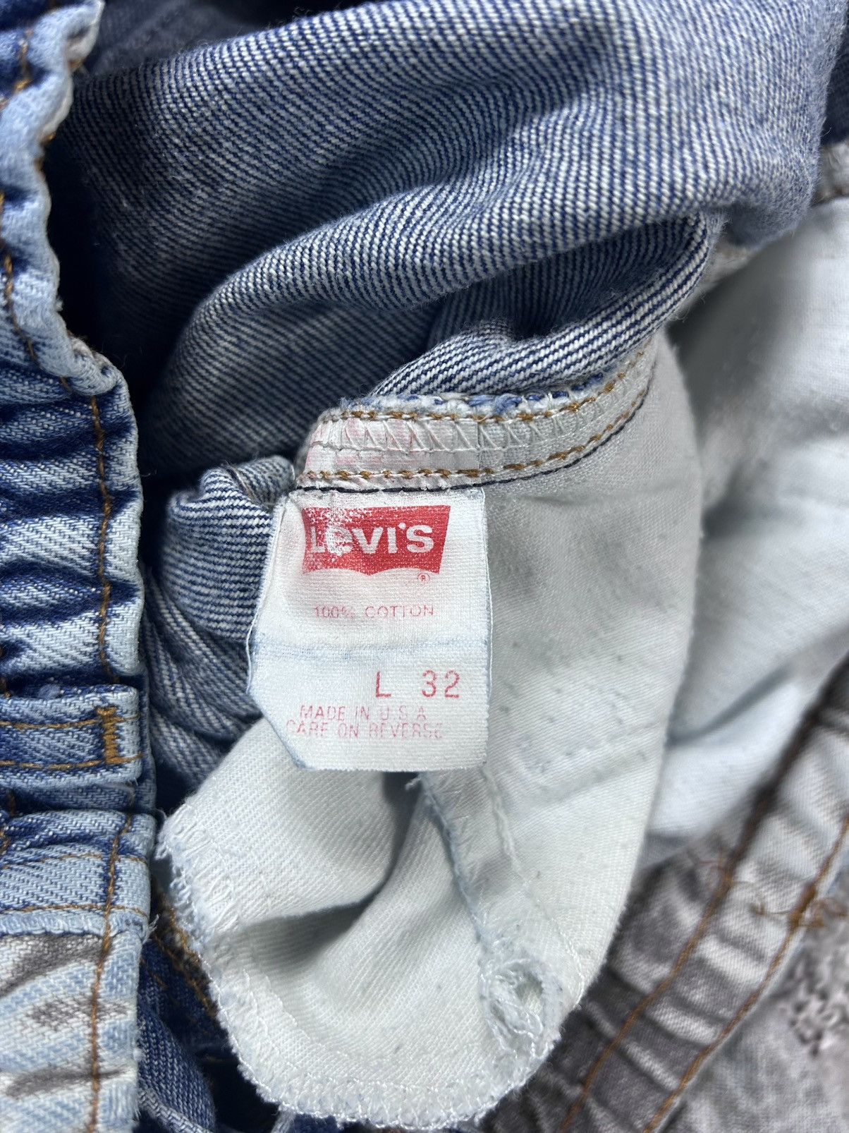 Levi's × Vintage Levi's sportjeans vintage 90s stonewash denim made in USA Size US 32 / EU 48 - 4 Thumbnail
