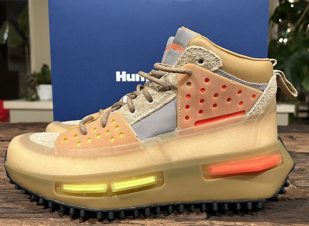 image of Adidas x Pharrell William Humanrace Ryat Cardboard Shoes in Brown, Men's (Size 11.5)