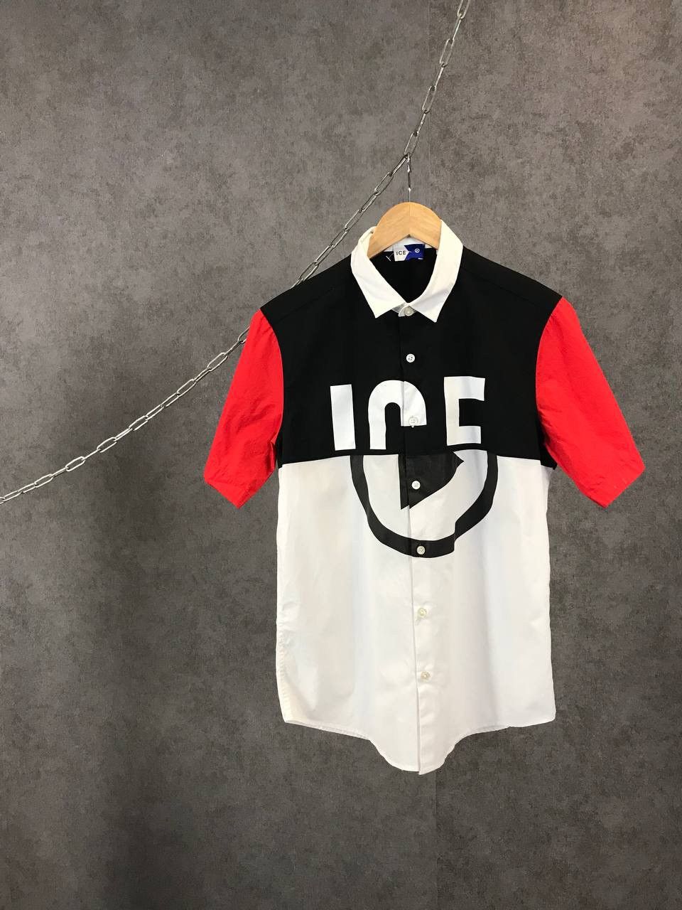 Iceberg Iceberg luxury designer crazy shirt Size US L / EU 52-54 / 3 - 1 Thumbnail