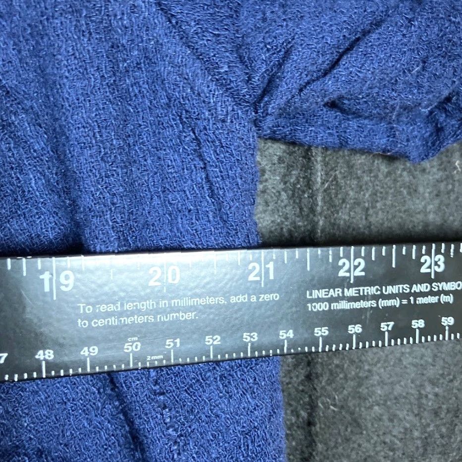 Soft Surroundings Soft Surroundings Sweater Cardigan Open Front Waterfall Blue M Women's Knit Open-Knit Casual Workwear Winter Fall Ethnic Style Regular Size M / US 6-8 / IT 42-44 - 7 Thumbnail