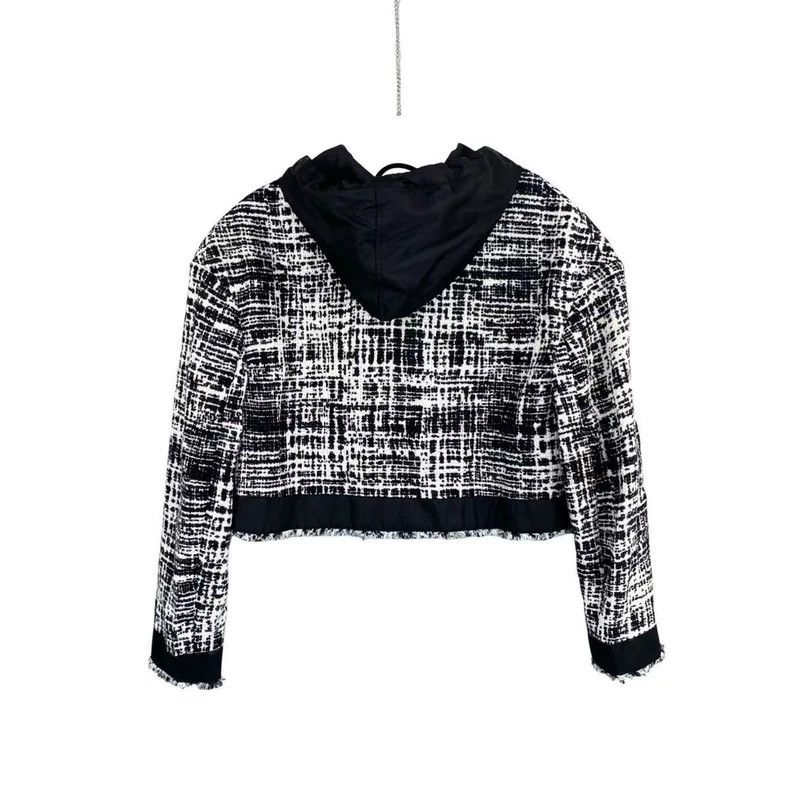 Prada Prada Black and white tweed triangle tassel jacket Size XS / US 0-2 / IT 36-38 - 2 Thumbnail