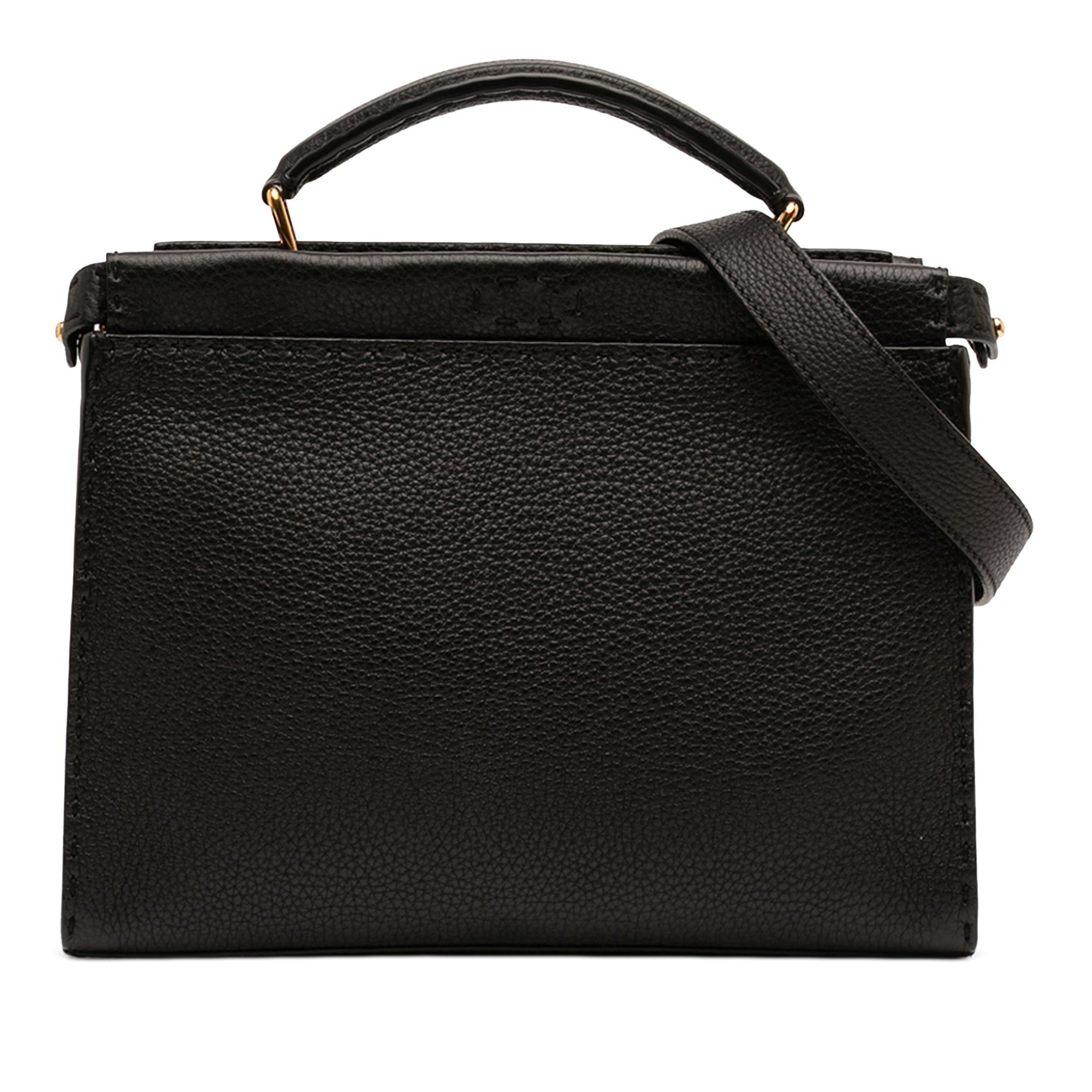 Fendi Mini Calfskin Romano Selleria Peekaboo Iconic Fit Satchel Size ONE SIZE - 1 Thumbnail