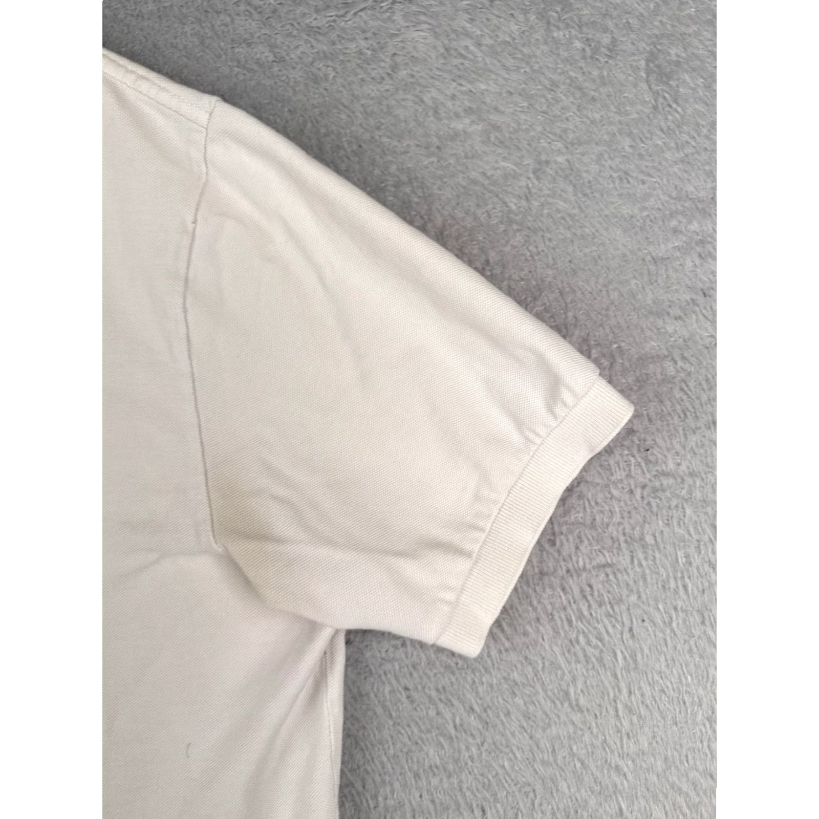 Ralph Lauren VINTAGE Polo Ralph Lauren Shirt Adult XL White Polo, 100% Cotton, Short Sleeve, Slim Fit, Men, 44 Chest, Logo Embroidered, 1990s/Classic Sports Theme Size US XL / EU 56 / 4 - 2 Thumbnail