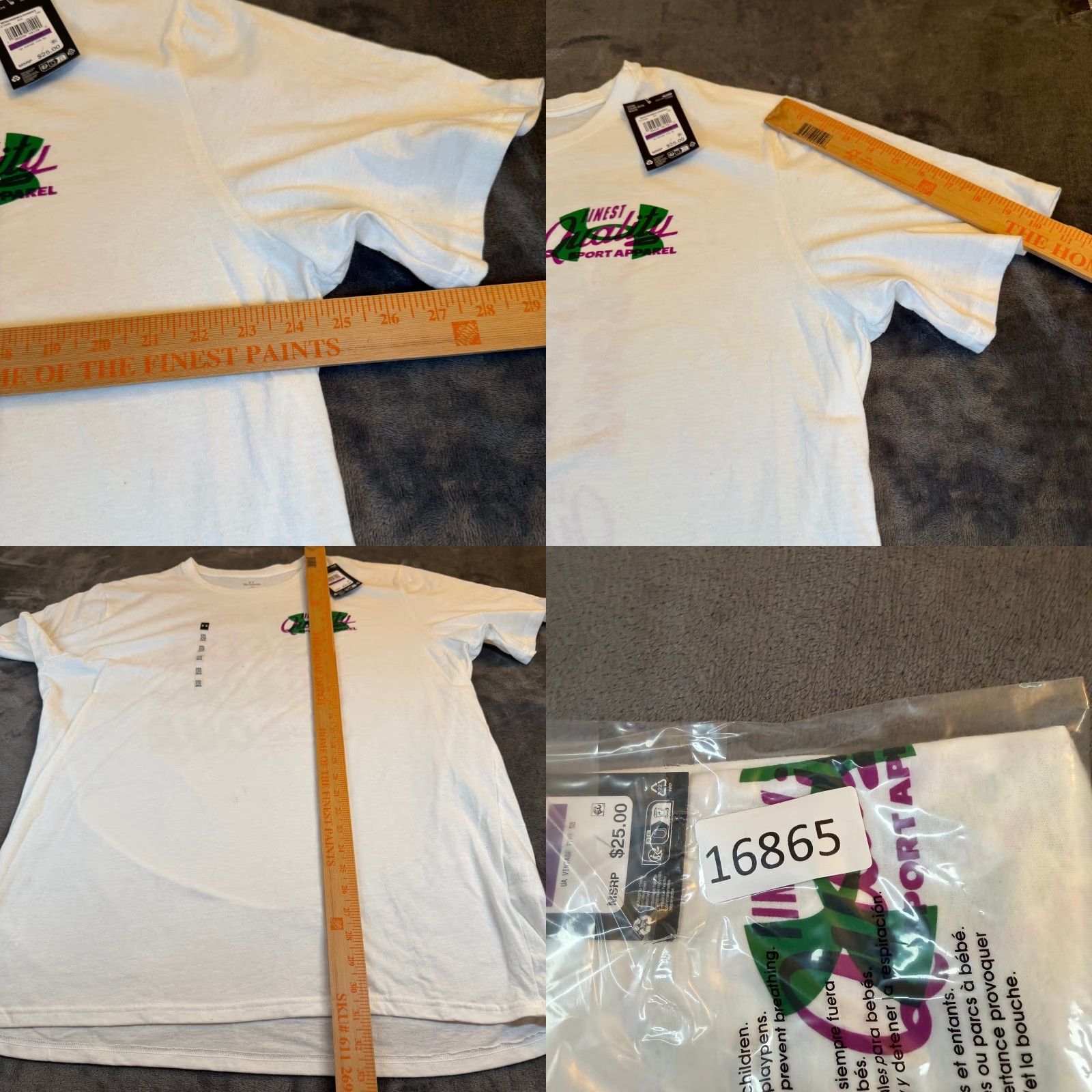 Under Armour Under Armour T Shirt White Graphic Print Loose Fit Short Sleeve Mens XXL 2XL Size US XXL / EU 58 / 5 - 8 Thumbnail