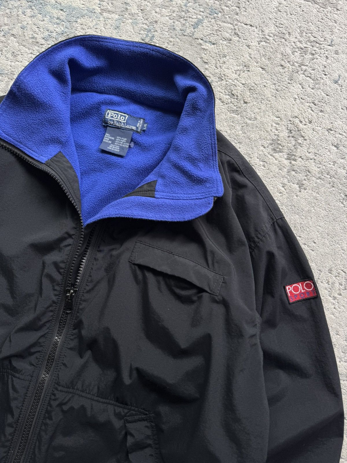 Polo Ralph Lauren Polo Ralph Lauren Sport vintage Nylon Fleece Jacket size L Size US L / EU 52-54 / 3 - 3 Thumbnail