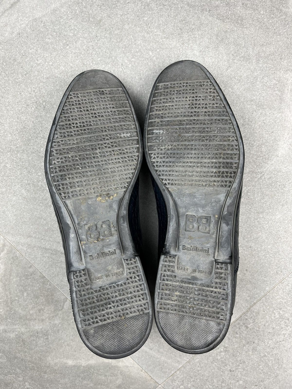 Leather RRP 550$ Baldinini crocodile leather mocassins formal shoes Size US 9.5 / EU 42-43 - 3 Thumbnail