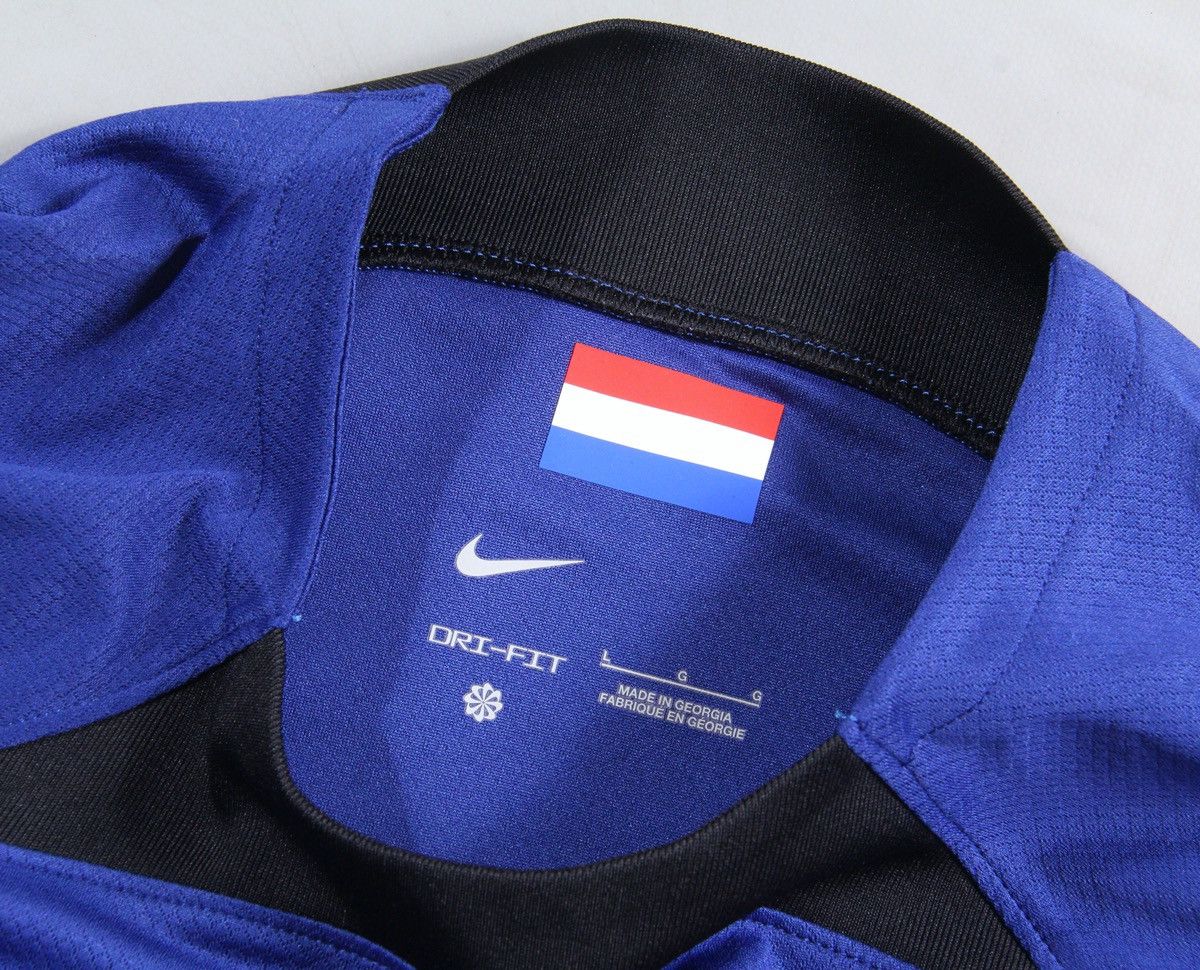 Nike Nike x Netherlands Team Soccer Football Jersey Shirt Blue L Size US L / EU 52-54 / 3 - 3 Thumbnail
