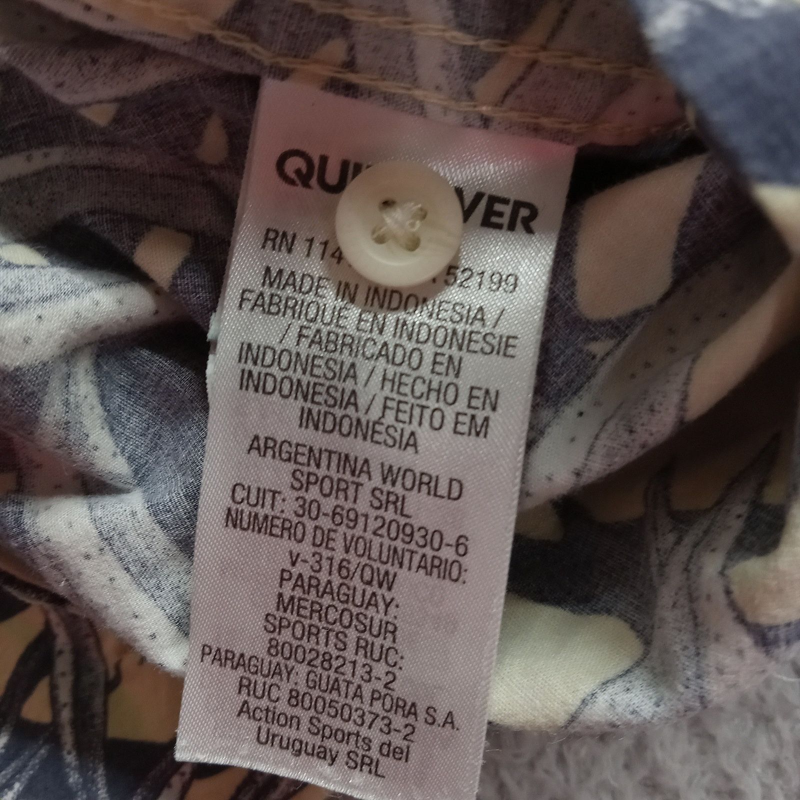 Quicksilver Quick Silver Hawaiian Shirt XL Modern Beachwear Button Up Size US XL / EU 56 / 4 - 5 Thumbnail
