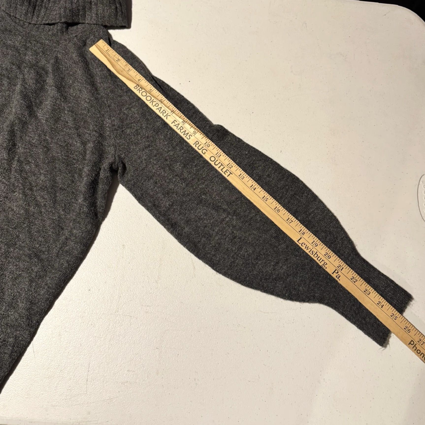Banana Republic Banana Republic Sweater Womens Medium Gray Turtleneck Raglan Sleeve Pullover Casual 2010s Preppy Minimalist Knit Winter Womens Size M / US 6-8 / IT 42-44 - 4 Thumbnail