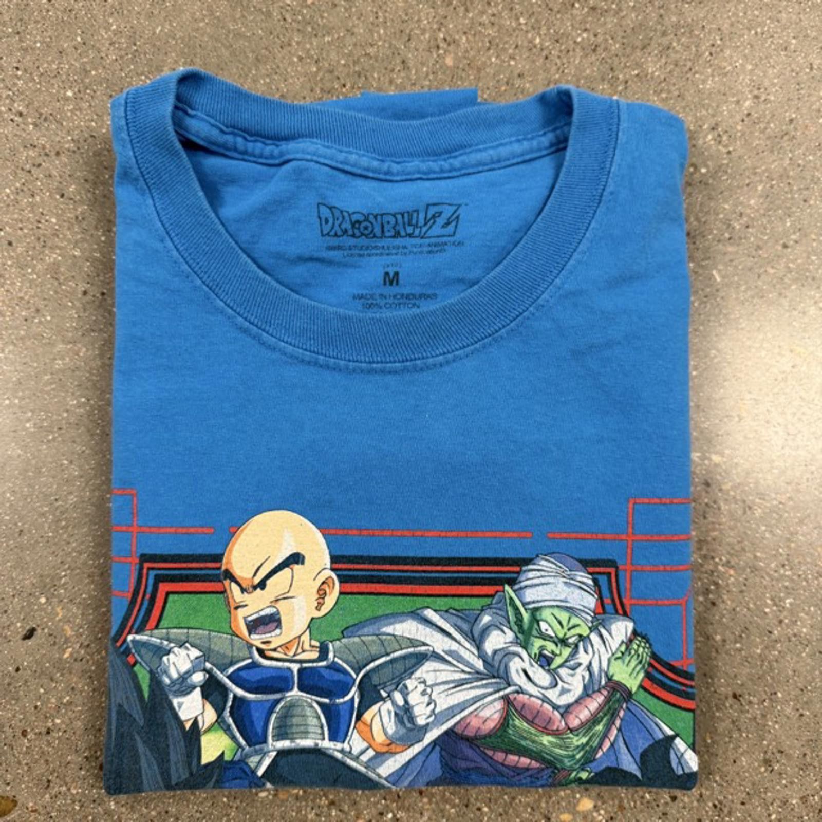 Designer Vtg Dragon Ball Z Long Sleeve T-Shirt Y2K Retro - M (Defect) Size US M / EU 48-50 / 2 - 7 Thumbnail