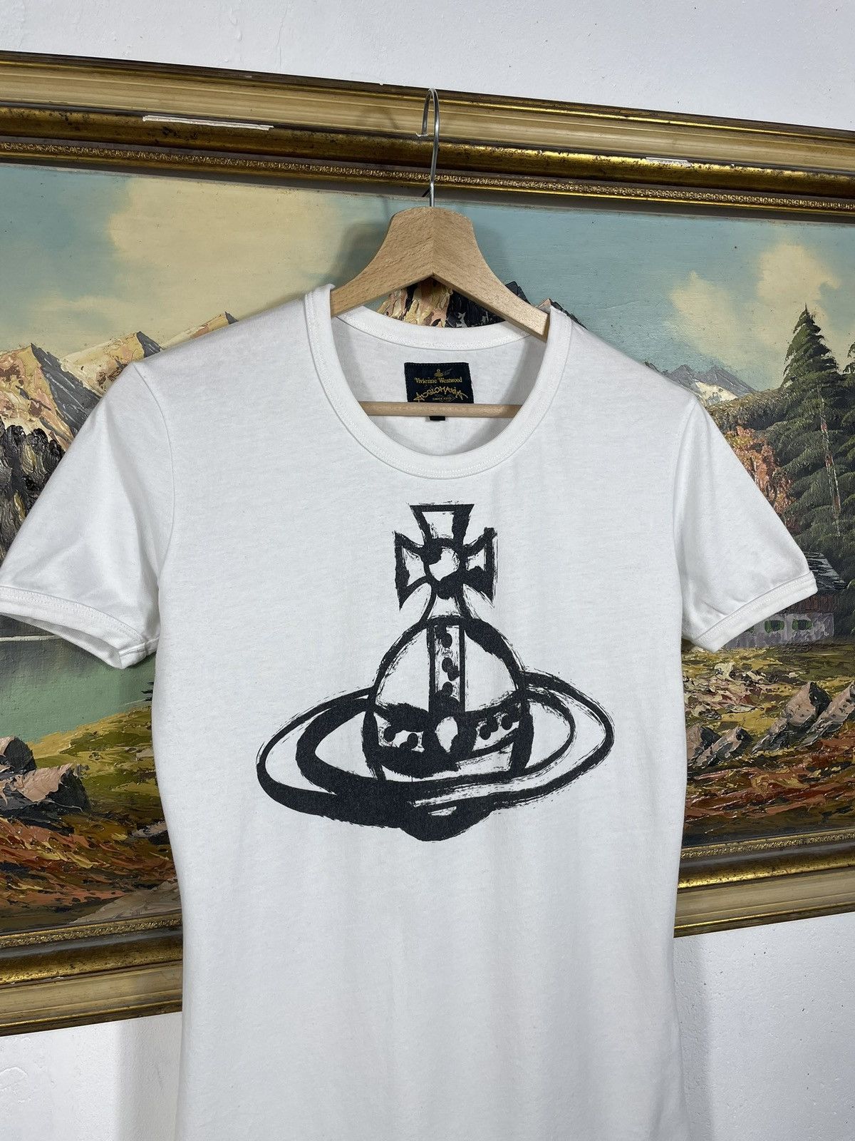 Designer × Vivienne Westwood Vivienne Westwood T-shirt Tee Orb Logo Avant Garde Archive Size XS / US 0-2 / IT 36-38 - 4 Thumbnail