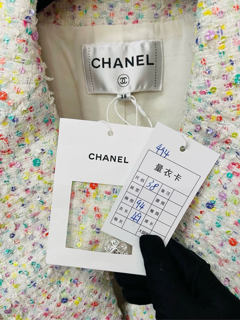 Chanel Chanel Colorful braided diamond buckle letter sequin silhou Size XS / US 0-2 / IT 36-38 - 2 Thumbnail
