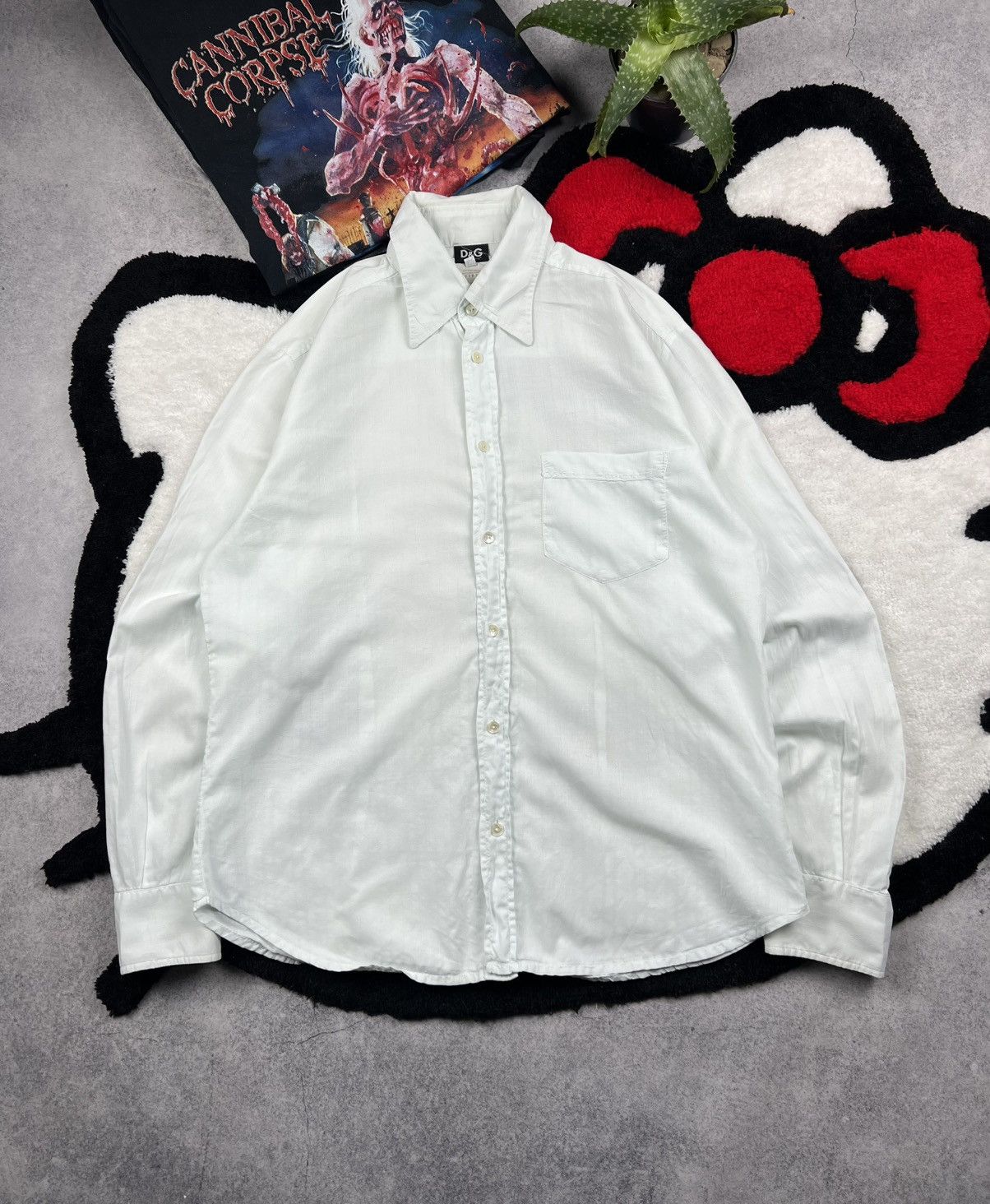 Dolce & Gabbana Vintage Luxury Dolce&Gabbana Button Up Old Money Y2K Shirt Size US L / EU 52-54 / 3 - 1 Thumbnail