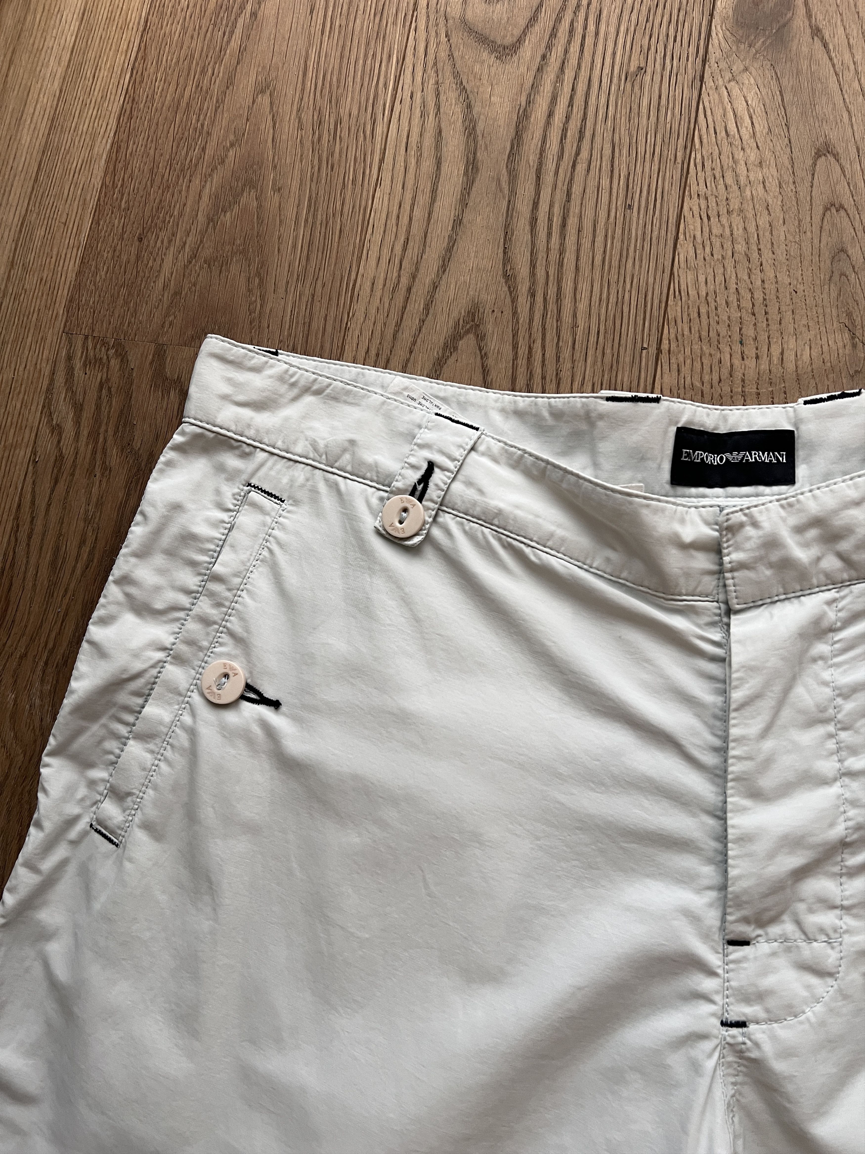 Emporio Armani Emporio Armani ultralight nylon trousers baggy wide pants Size US 38 / EU 54 - 14 Thumbnail