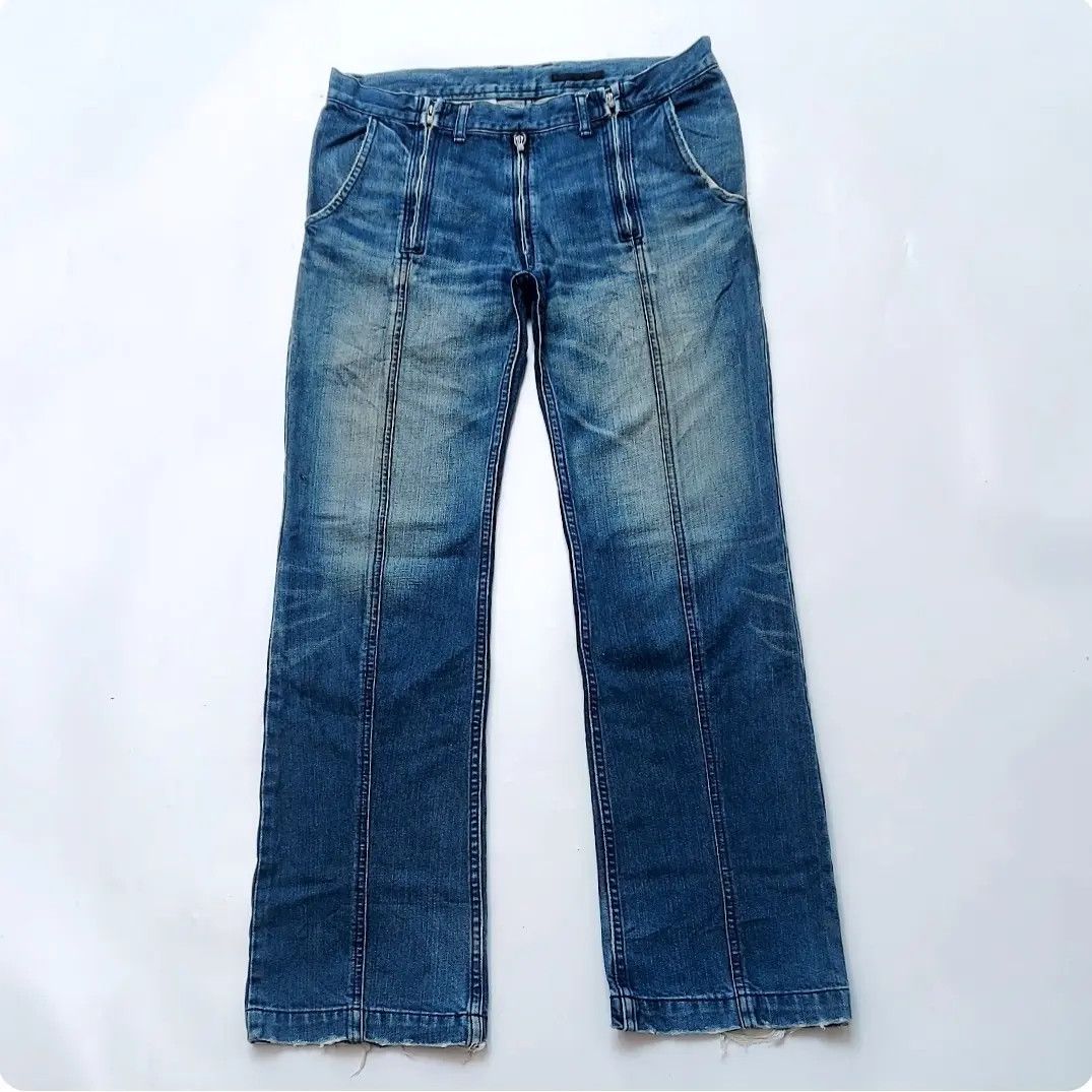 The Viridi-anne × Vintage The Viridi Anne Triple Zipper Denim Pants Size US 33 - 1 Thumbnail
