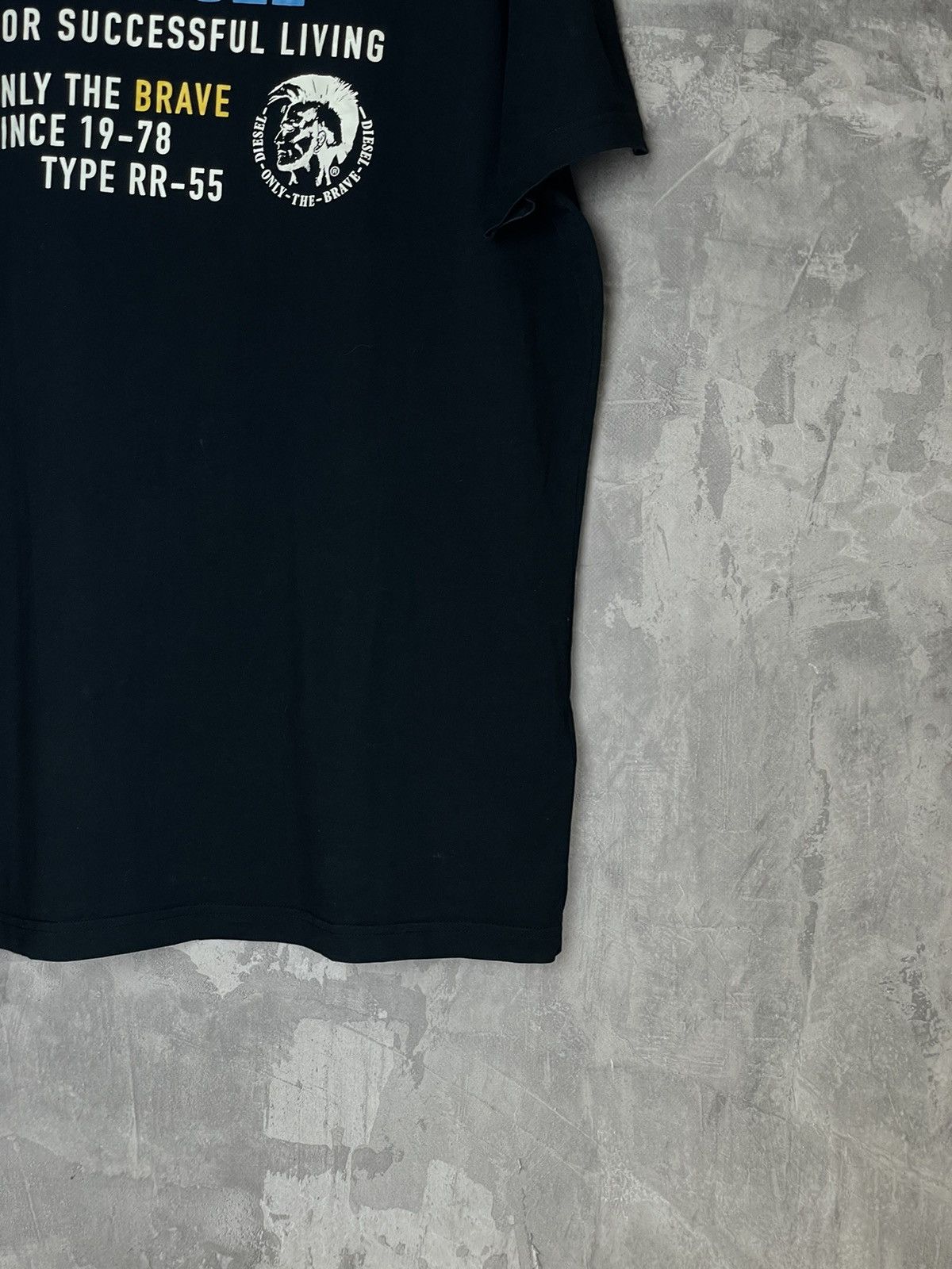 Diesel × Vintage Vintage Diesel T-Shirt Big Logo 2000s Hype Y2K Black Size US XL / EU 56 / 4 - 6 Thumbnail