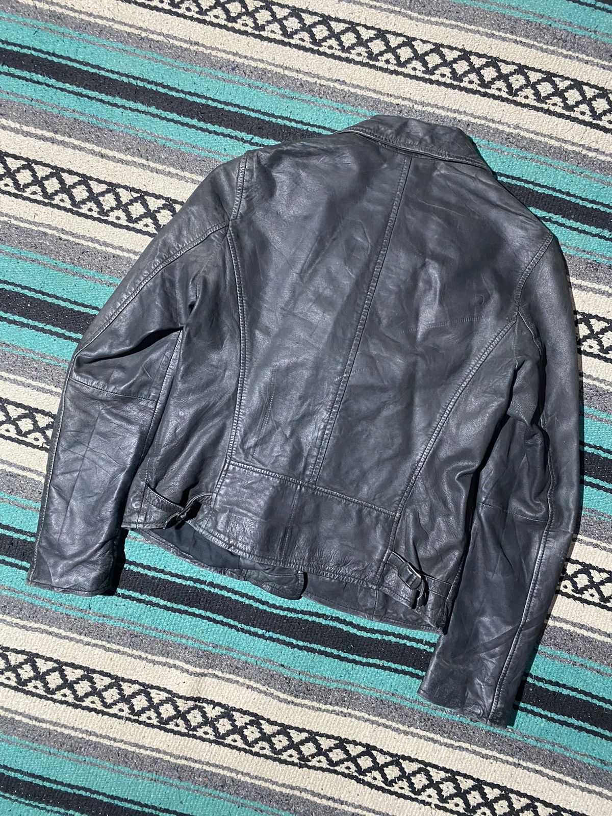 If Six Was Nine 2000s AmericanRags - Ramones Biker Jacket Size US S / EU 44-46 / 1 - 5 Thumbnail