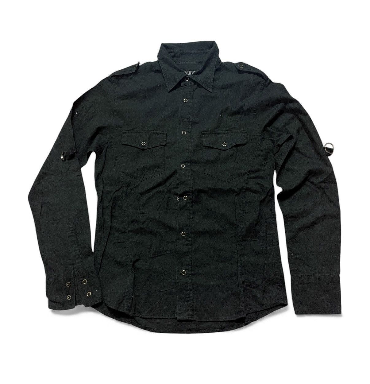 Tete Homme 2000s Tete Homme Issey Miyake Double Pocket Shirt Size US M / EU 48-50 / 2 - 1 Thumbnail