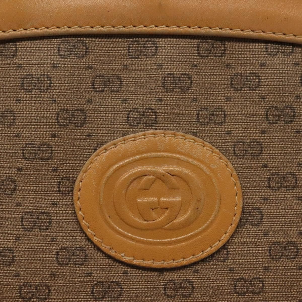 Gucci GUCCI Micro GG Supreme Shoulder Bag Pvc Beige Gold Size ONE SIZE - 15 Thumbnail