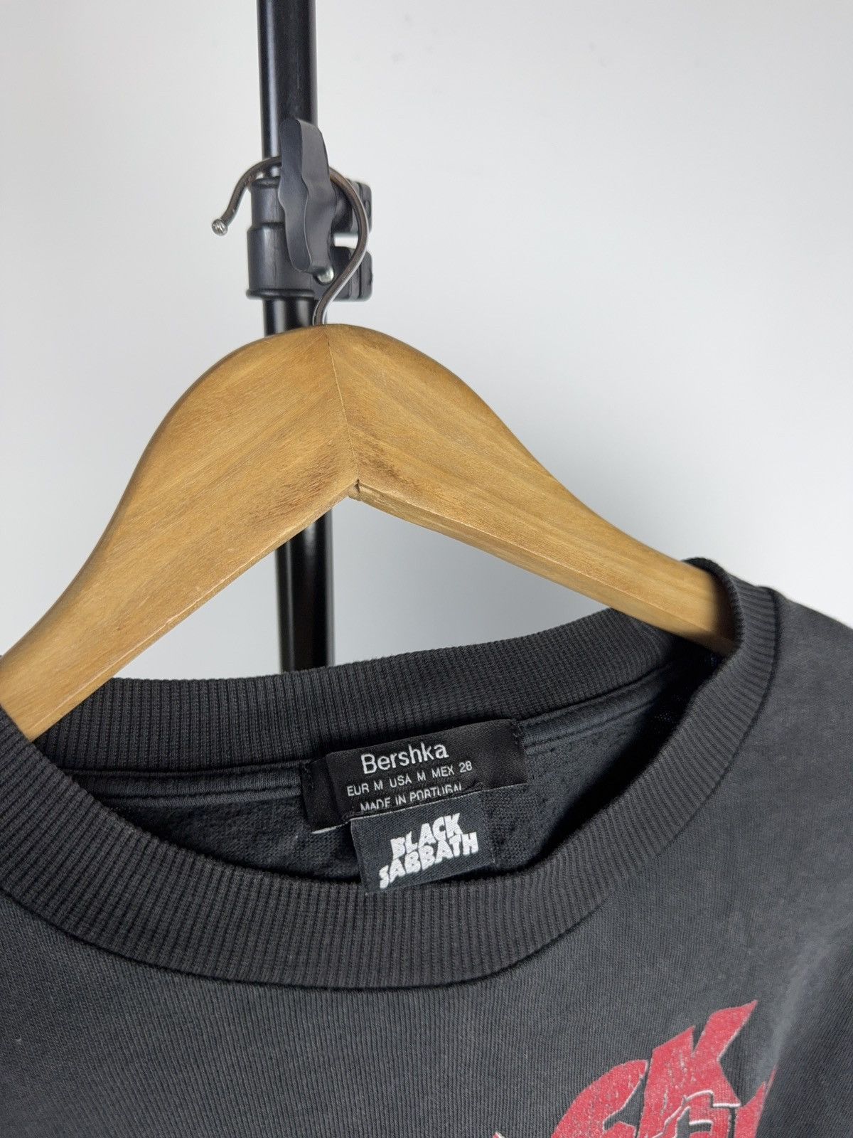 Black Sabbath 2019 Black Sabbath Band Cropped Long Sleeve Tee Bershka Y2K Size L / US 10 / IT 46 - 9 Thumbnail