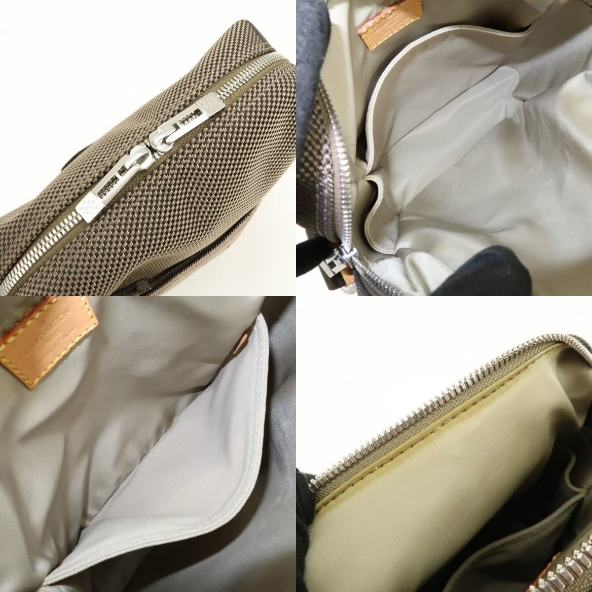 Louis Vuitton Louis Vuitton Damier Geant Citadin Nylon Crossbody Bag Brown Size ONE SIZE - 7 Thumbnail