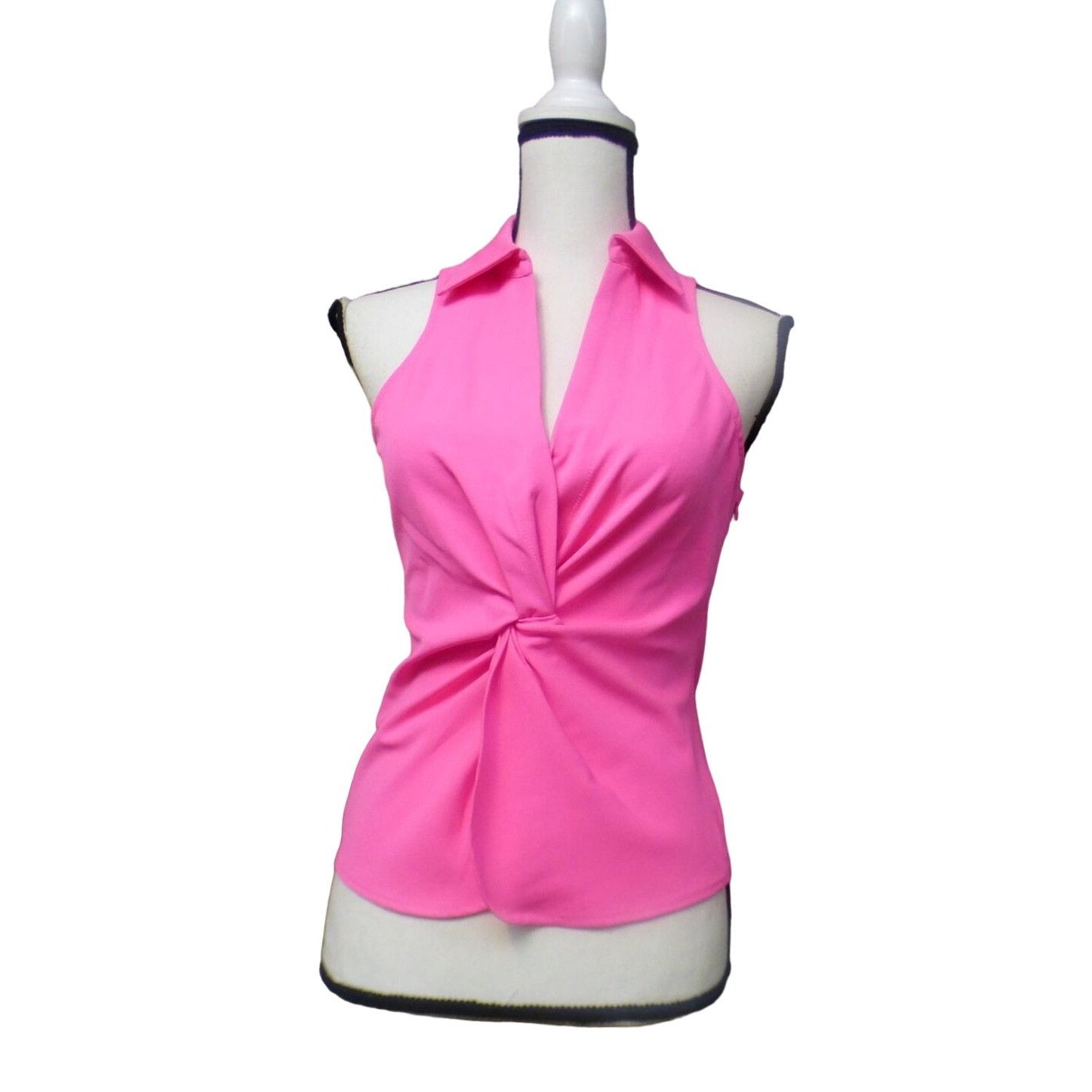 ASTR The Label ASTR The Label Twist Front Sleeveless Top, Pink, S Size S / US 4 / IT 40 - 1 Thumbnail