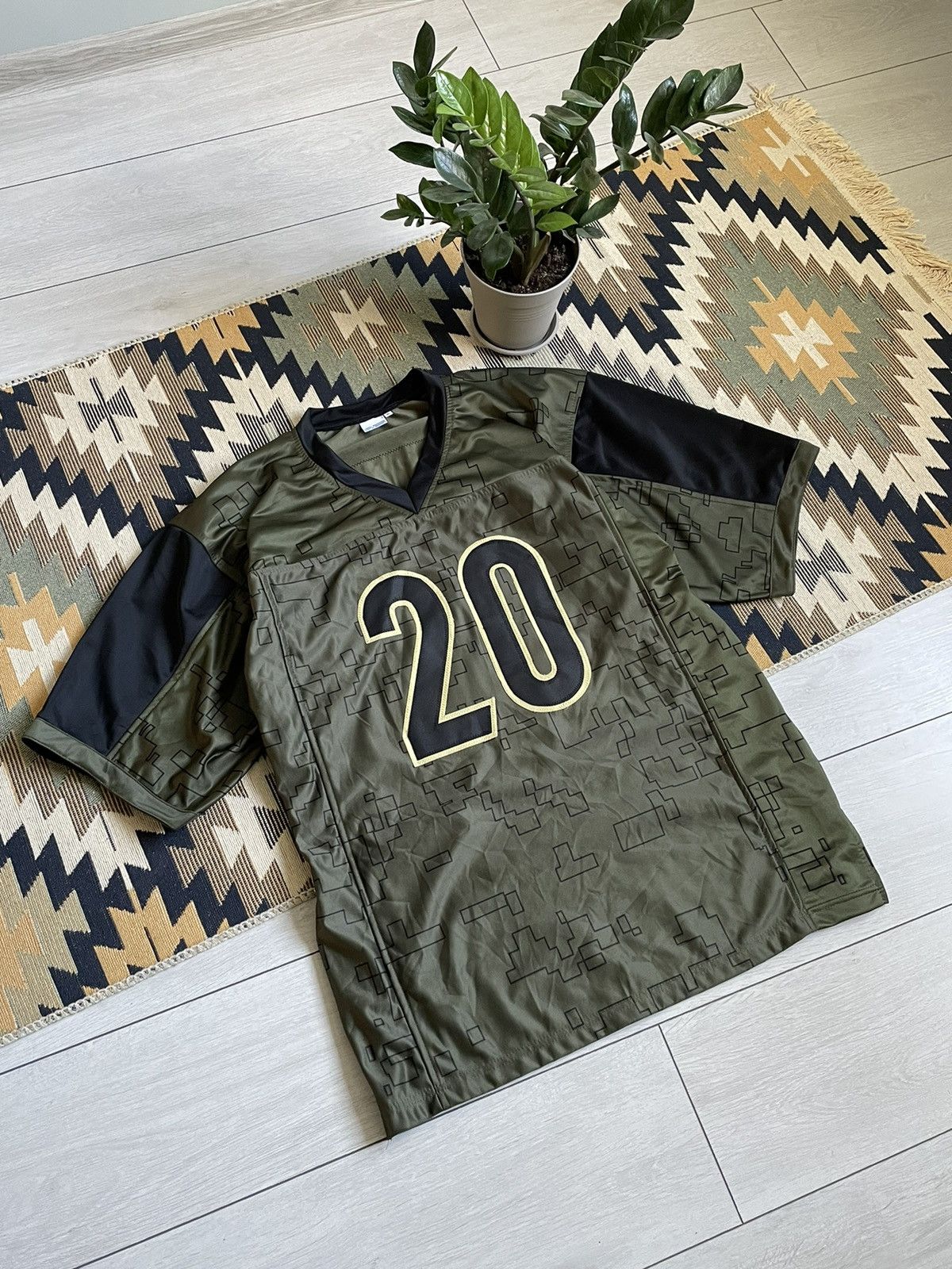 NFL Vintage Eli Apple Military Autographed Jersey Size US XL / EU 56 / 4 - 6 Thumbnail
