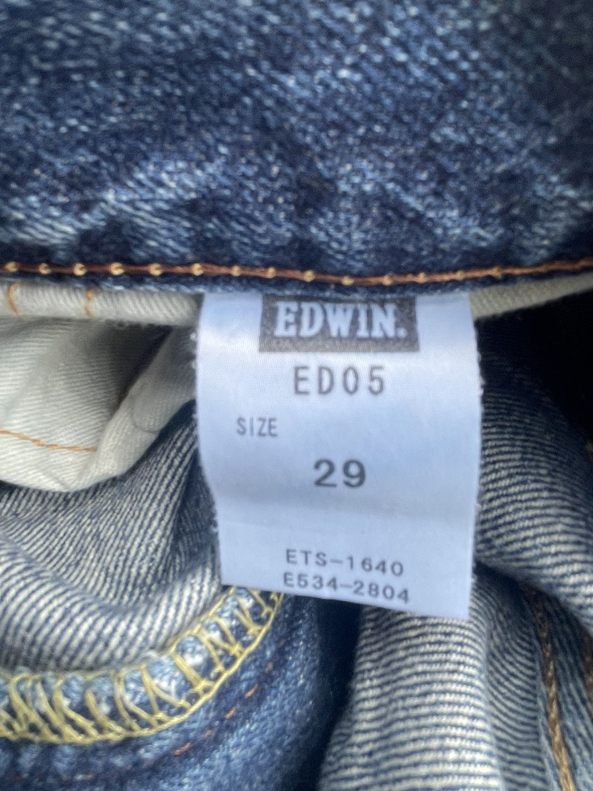 Edwin Vintage Edwin ED05 Faded Denim Size US 34 / EU 50 - 20 Thumbnail