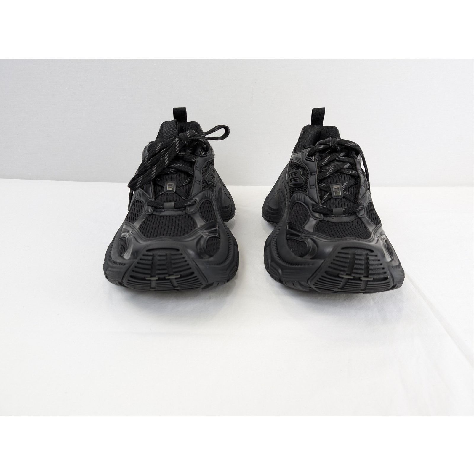 Balenciaga o1rshd1 Q:2 / 10XL Mesh Sneaker TPU PU Sneakers in Black Size US 12 / EU 45 - 9 Thumbnail