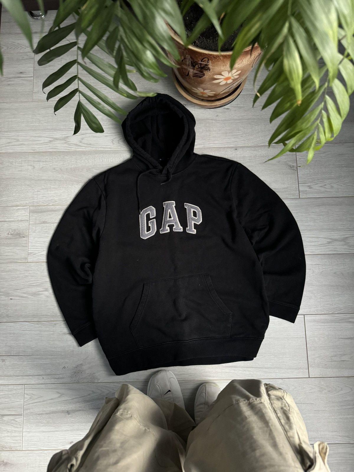 Gap × Vintage Vintage Hoodie GAP Size US L / EU 52-54 / 3 - 1 Thumbnail