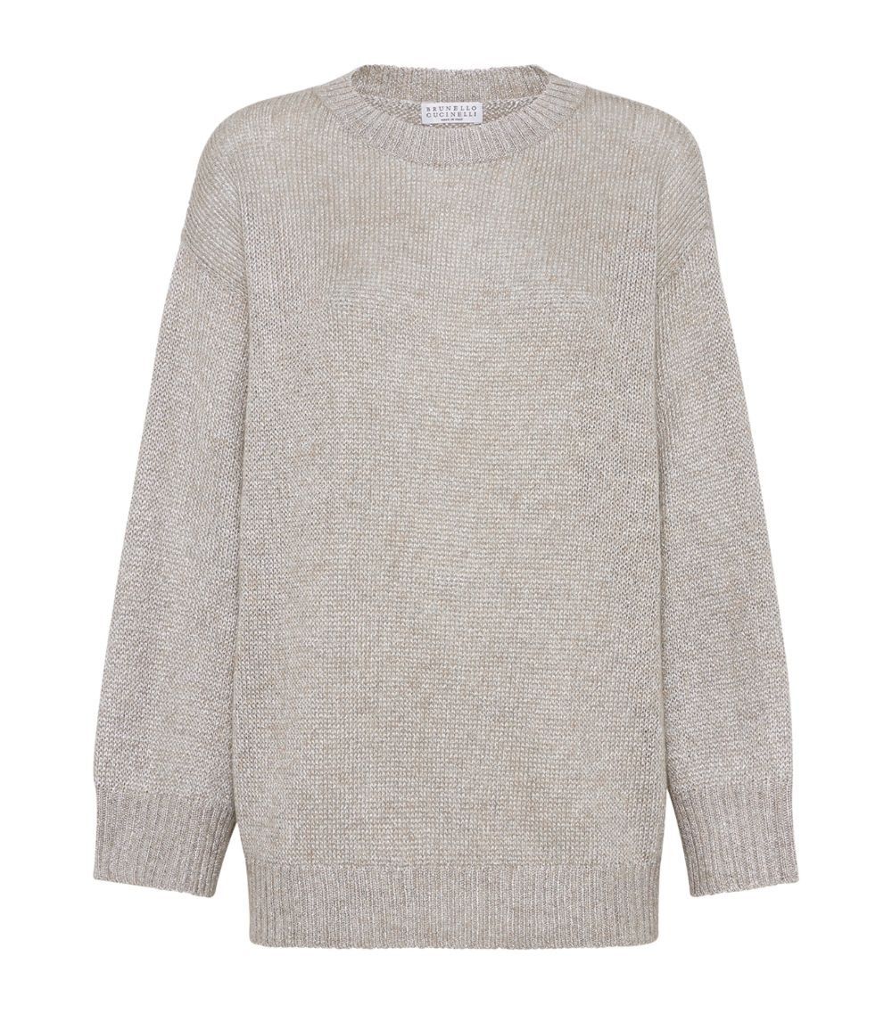 o1y0825 Crewneck Sweater in Beige