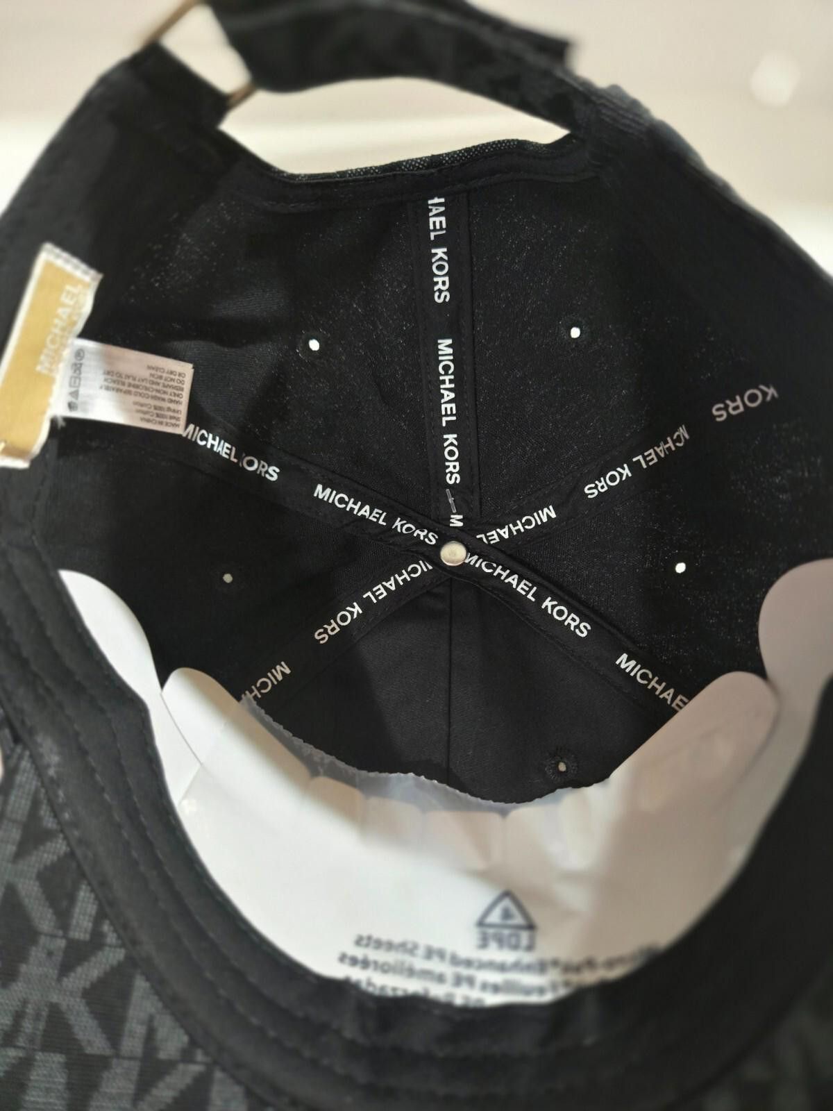 Michael Kors Michael Kors Womens Baseball Ball Cap Hat Black NWT Size ONE SIZE - 2 Thumbnail