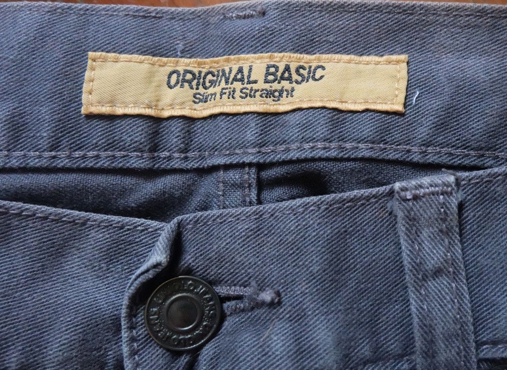 Uniqlo Uniqlo S-001 Denim Slim Fit Washed Black Size US 32 / EU 48 - 6 Thumbnail
