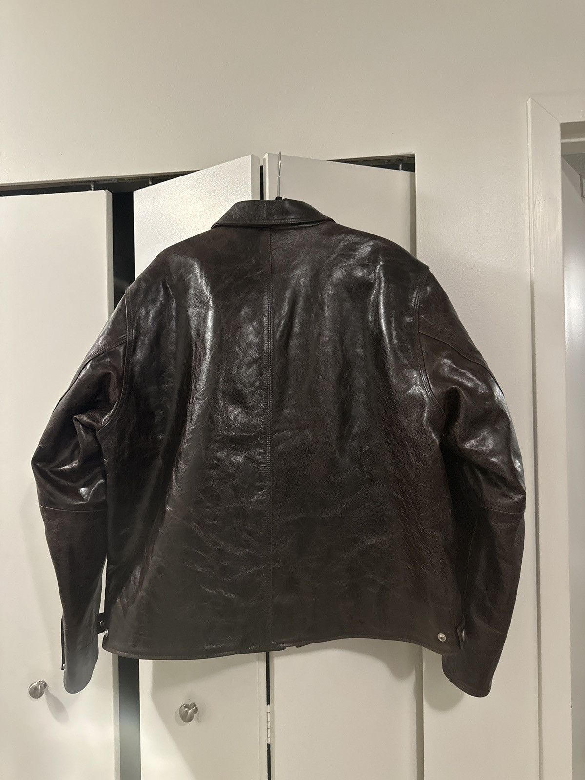 Stussy Stussy Garage Leather Jacket Size US XL / EU 56 / 4 - 3 Thumbnail
