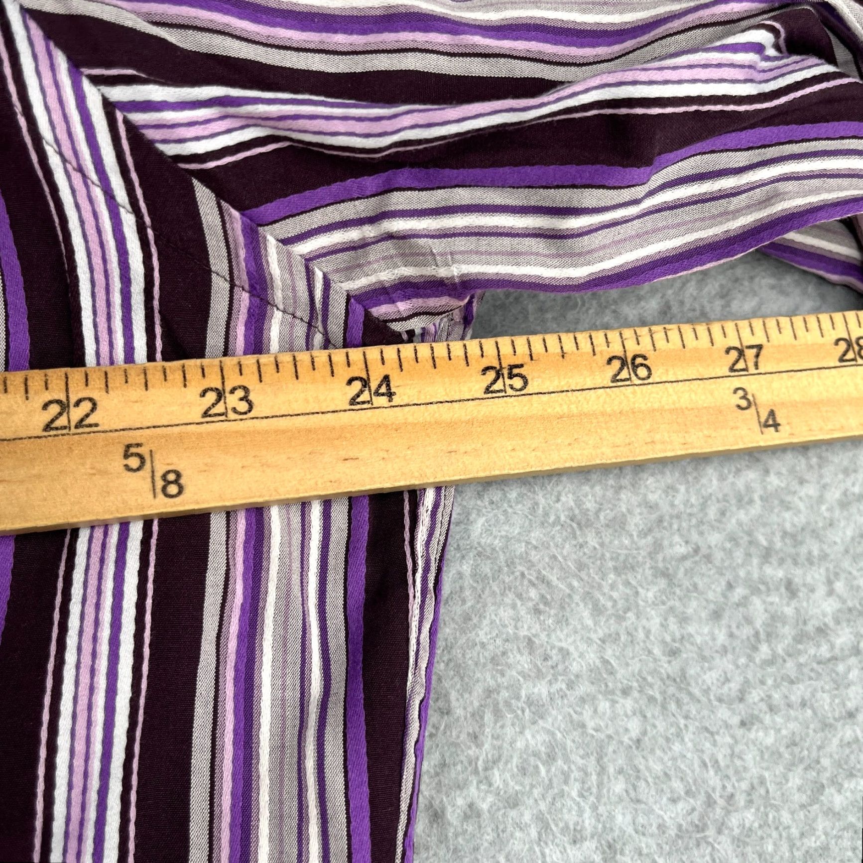 Express Express Shirt XL Purple Modern Fit Button-Up Long Sleeve Mens Folded for Casual Party/Cocktail Size US XL / EU 56 / 4 - 7 Thumbnail