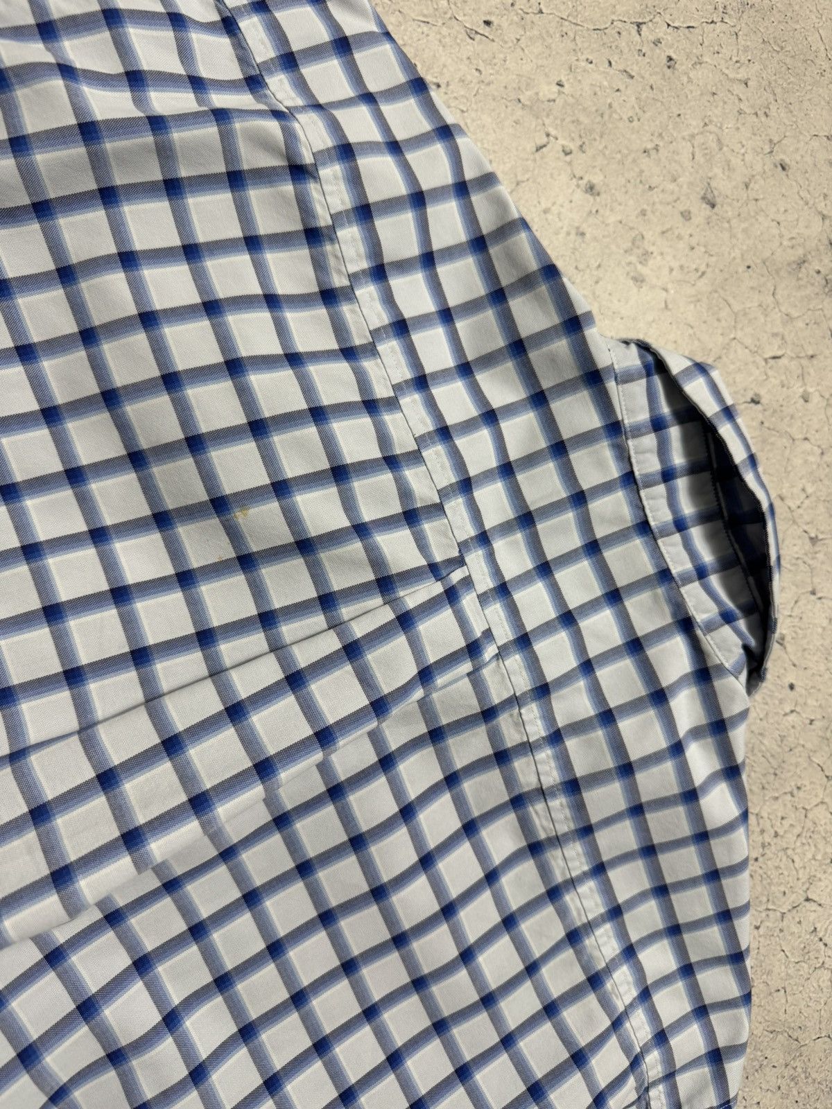 Yves Saint Laurent Yves Saint Laurent YSL Checked Short Sleeve Button Up Shirt Size US L / EU 52-54 / 3 - 11 Thumbnail