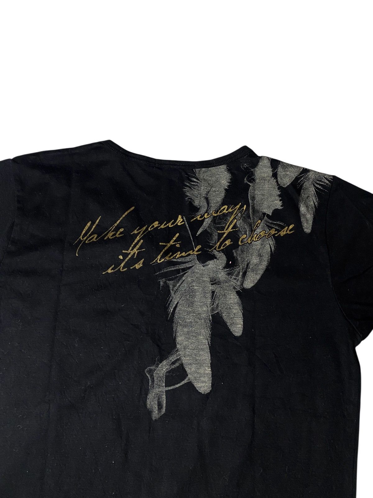 If Six Was Nine 2000's Clash Ahead Poem Peacock Feather Shirt Size US M / EU 48-50 / 2 - 4 Thumbnail